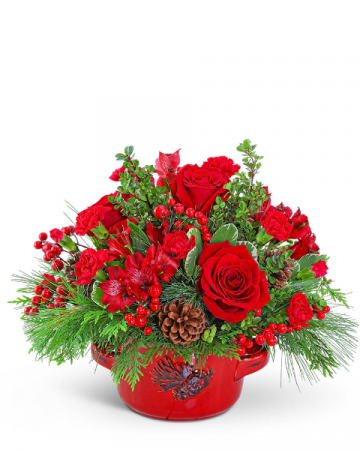 Festive Stoneware Centerpiece Centerpiece