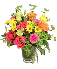 Festive Surprise Vase Arrangement