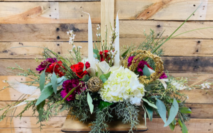 Festive touches centerpiece  Christmas 