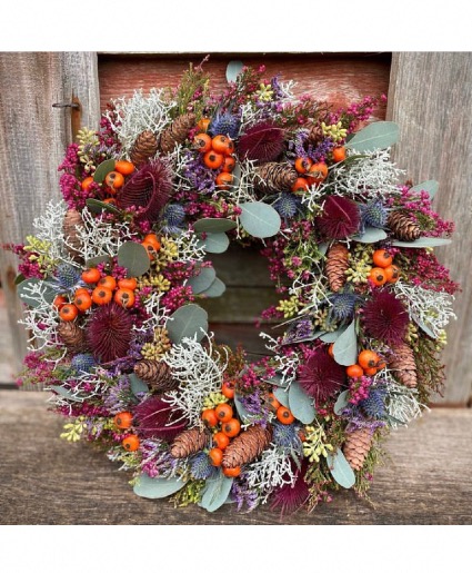 Festive Wreaths  Pre-order a Custom  Winter Wreaths 