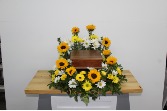 Field of Daisies Cremation Arrangement