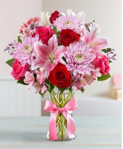 Fields of Europe Romance with "I Love You" Balloon 