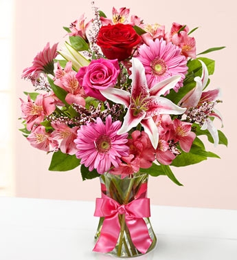 Fields of Europe Pink Vase Arrangement