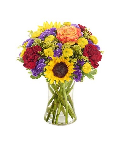 Fiery Fall Bouquet cheerful 