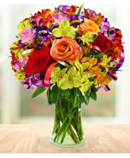 Fiesta Birthday Arrangement  Vase Arrangement