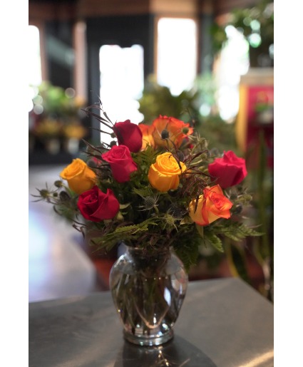 Fiesta Time  Multi Colored Roses