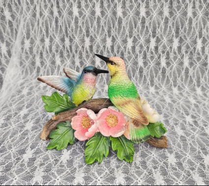 Figurine - 2 Hummingbirds 