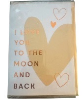 I Love You to the Moon and Back (Mother's Day) Greeting Card 