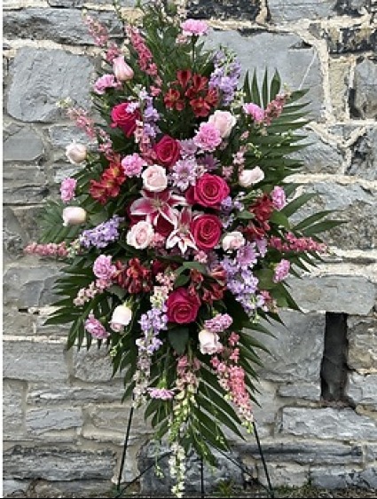 Heartfelt Farewell Spray  FHF-S6174 Funeral Standing Spray