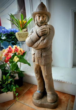 Fireman And Baby Massarelli Fine Stone