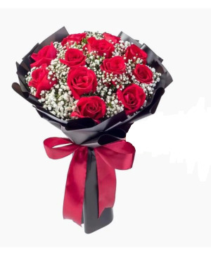 First butterflies   LONG STEM wrapped Roses bouquet