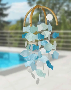 Fish Capiz Windchime Capiz Windchime