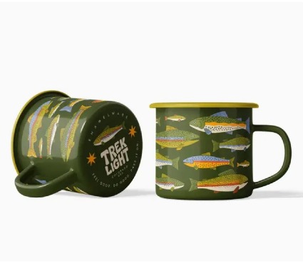FISH Enamelware Mug