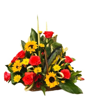 Fisherman’s Basket  Fresh Flower Basket  in Coleman, WI | COLEMAN FLORAL & GREENHOUSES