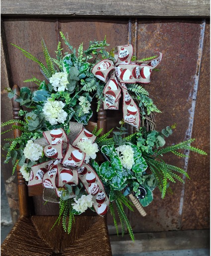 Fishing Wreath  Grapevine Wreath 