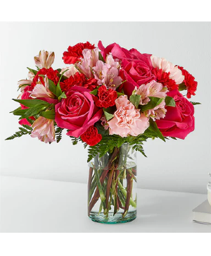 Flirty Florals Vase Arrangement  Substitutions Maybe Necessary