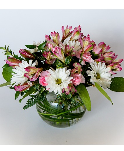 Flirty pinks Bubble bowl