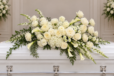 Floating on a Cloud Casket Spray in Chicago, IL | PRIMROSE CHICAGO