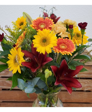 Floral Abundance vase