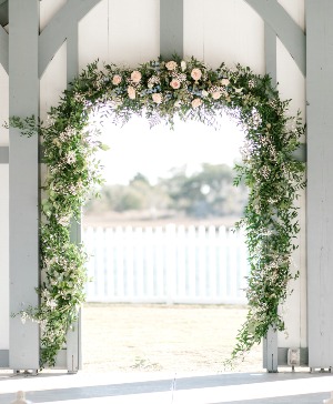 Floral Arbor Arch Wedding