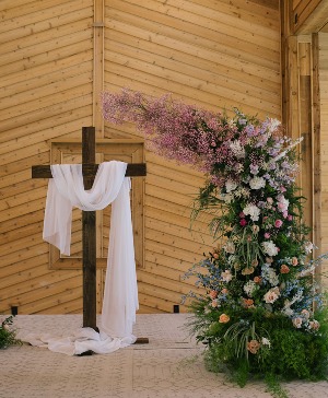 Floral Arch- Meadow Style Wedding 