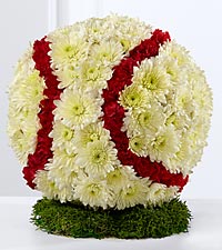 Floral Baseball Arrangement