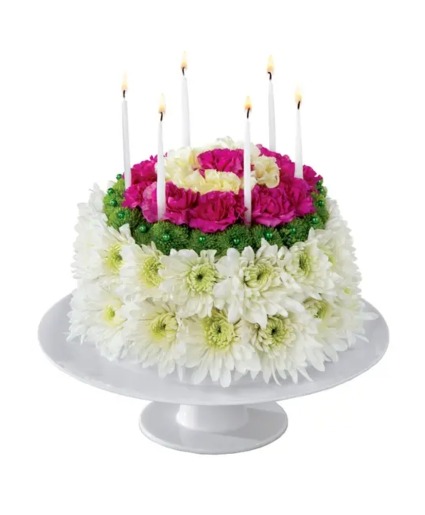 Floral Birthday Cake 