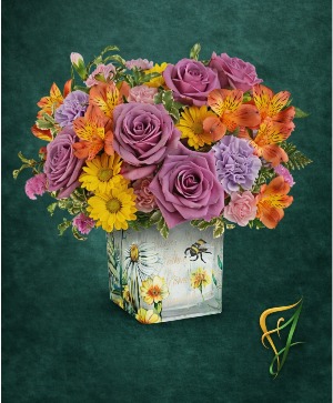 Floral Buzz Bouquet assorted flowers