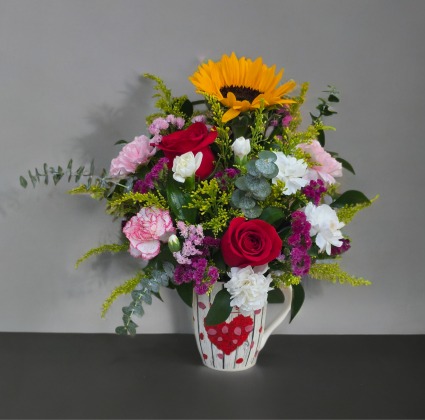 Floral Coffee Mug Mug Arrangement 
