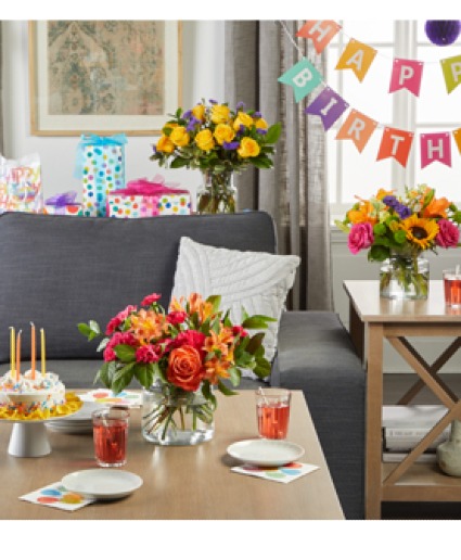 Floral Confetti CBCd Party Set