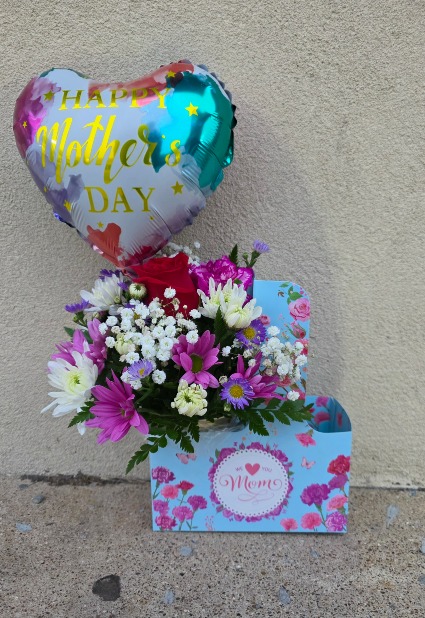 Floral Cup Holder  Mix arrangement 