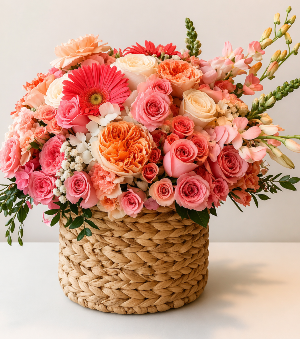 Floral elegance in soft hues 