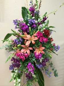 Floral Elegance Standing Spray