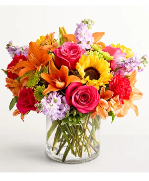 Floral Embrace Vase arrangement