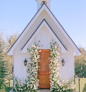 Floral Pillar with Tails 