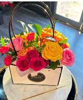 Floral Purse  Custom Floral arrangement