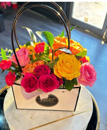 Floral Purse  Custom Floral arrangement