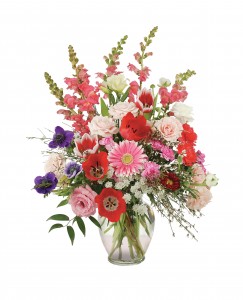 Floral Splendor BABY GIRL MIX in vase