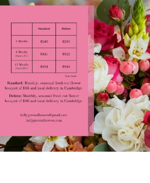 Floral Subscription Bouquet of Seasonal Flowers