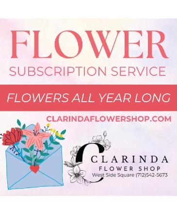 Floral Subscription Service  in Clarinda, IA | CLARINDA FLOWER SHOP