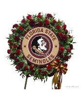FLORIDA STATE WREATH Fresh Arrangement