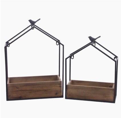 Flower Box Lanterns with Birds 