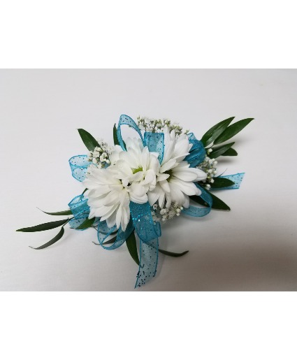 flower child  wrist corsage