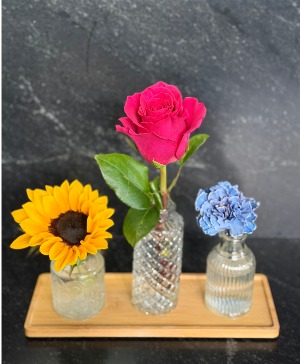 Flower Flight  Bud Trio