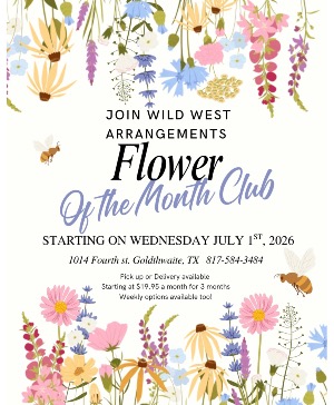 Flower of the Month Club Spring/ Summer 3 Months Supply
