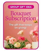 Flower Subscription as a Gift Flower Arrangement