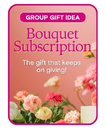 Flower Subscription as a Gift Flower Arrangement