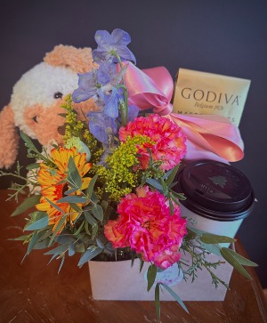 Flowers, Coffee, and Chocolate Bundle 