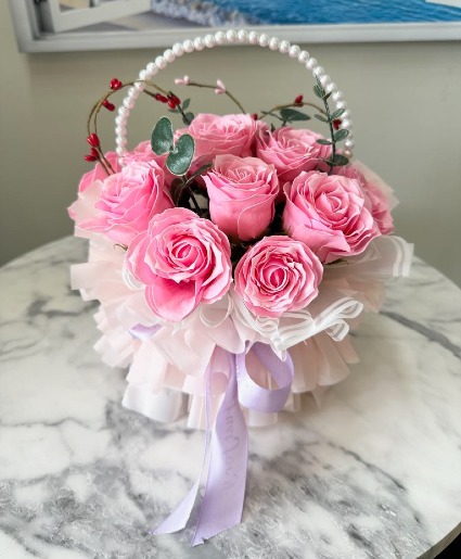 Timeless Love Floral Soap Roses