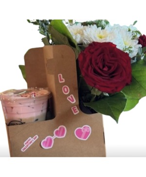 FLOWERS & COFFEE COMBO GIFTS 